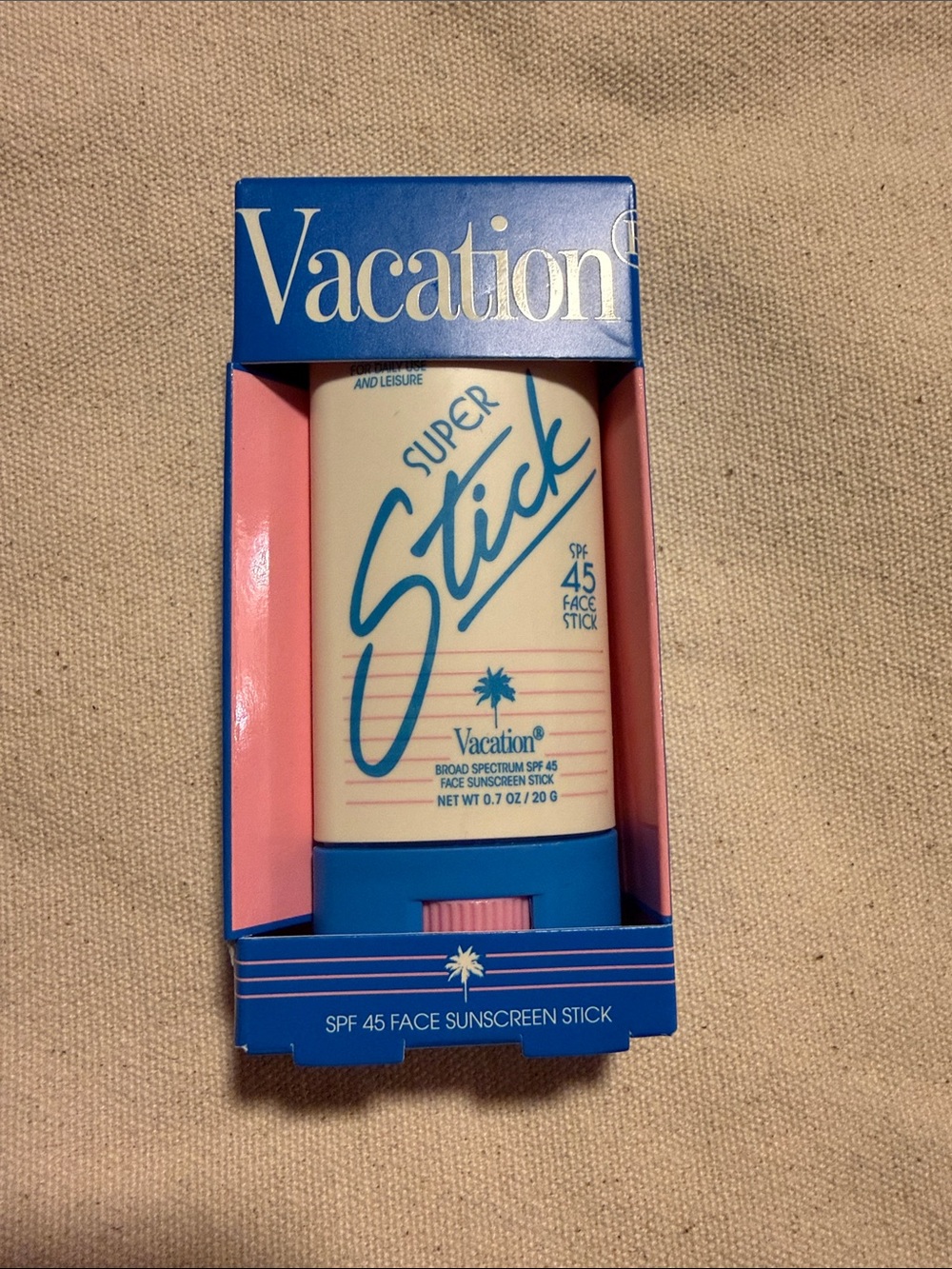 Vacation Super Stick SPF 45 Face Sunscreen Stick